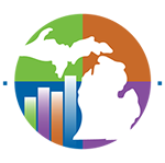 Budget and performance transparency reporting icon