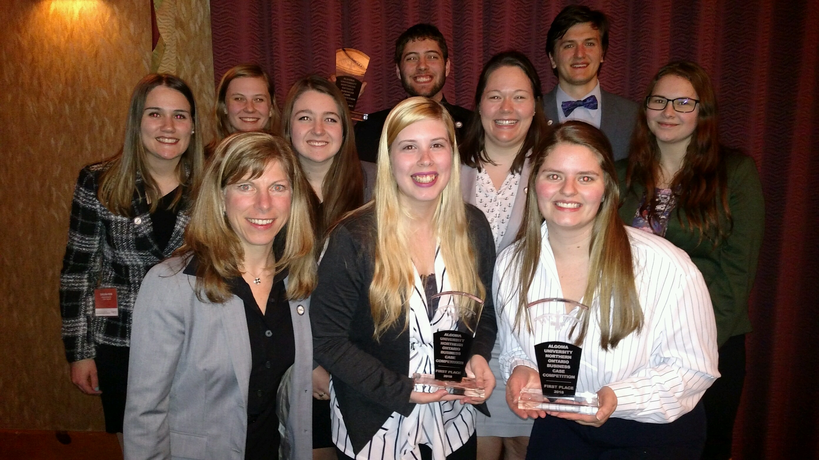 LSSU Lukenda School of Business students competed in Northern Ontario business case competition